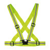 Harnais réfléchissant vélo réglable CROSS BELT jaune fluorescent WOWOW