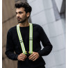 Harnais réfléchissant vélo réglable CROSS BELT jaune fluorescent WOWOW