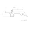 Platine support avant vélo GOPRO ou lampes EXPOSURE LIGHTS
