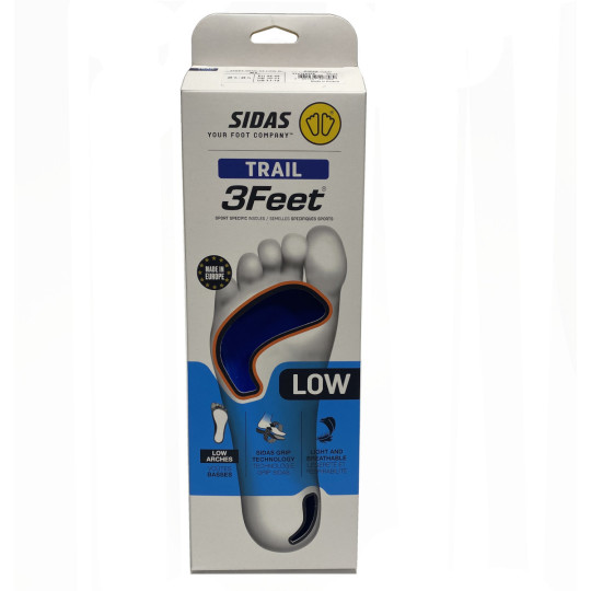 Semelles Trail Running 3Feet TRAIL V2 arche LOW by SIDAS