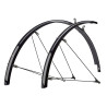 Jeu de garde-boue BLUEMELS SET 28 x 45mm noir-brillant SKS GERMANY