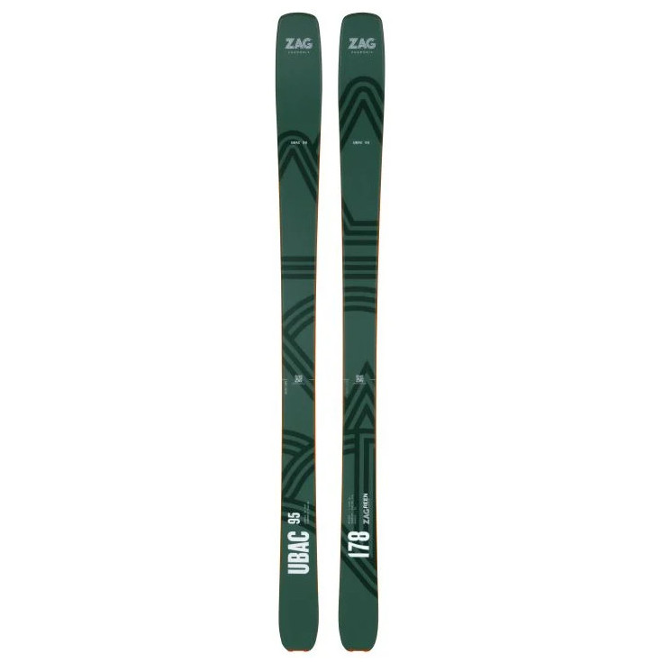 Ski de rando freerando UBAC 95 vert ZAG SKIS 2026