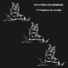 Fixation ski de rando avec freins-skis HY13 FREE noire ATK Bindings F25-26