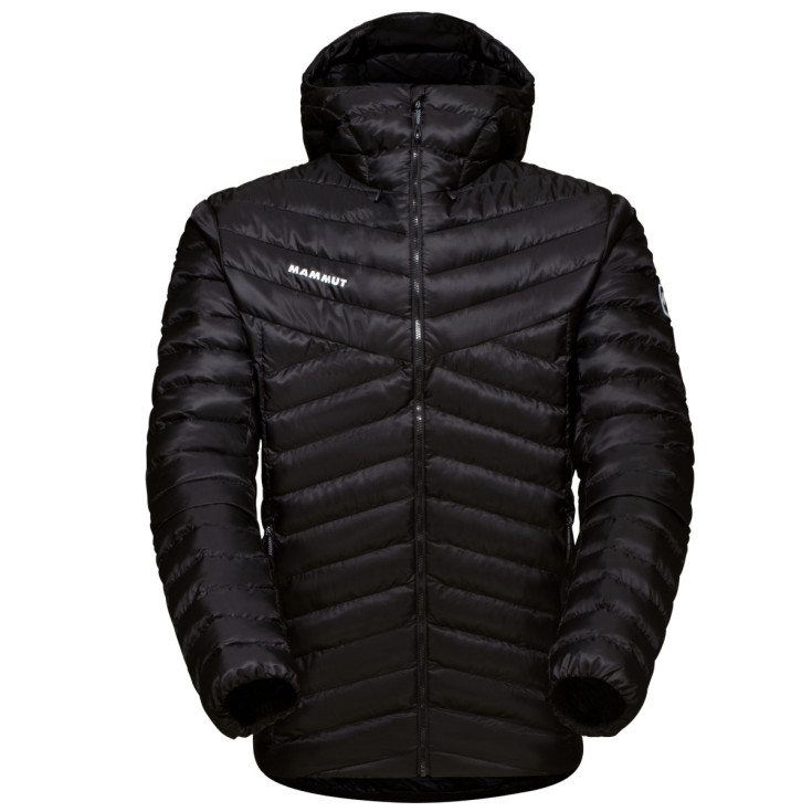 Doudoune Montagne homme ALBULA IN Hooded Jacket noire Mammut