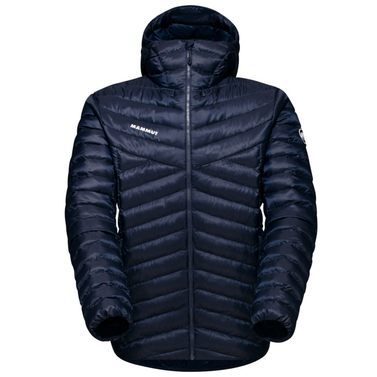 Doudoune Montagne homme ALBULA IN Hooded Jacket bleu-marine Mammut