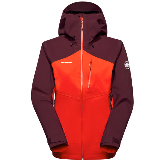 Veste imperméable femme ALTO GUIDE HS WOMEN Hooded 3L Jacket red-vin Mammut