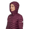 Doudoune Montagne femme ALBULA IN WOMEN Hooded Jacket vin Mammut