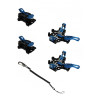 Fixation ski de rando "leash" SERAK 4-6-8 bleu Plum 26