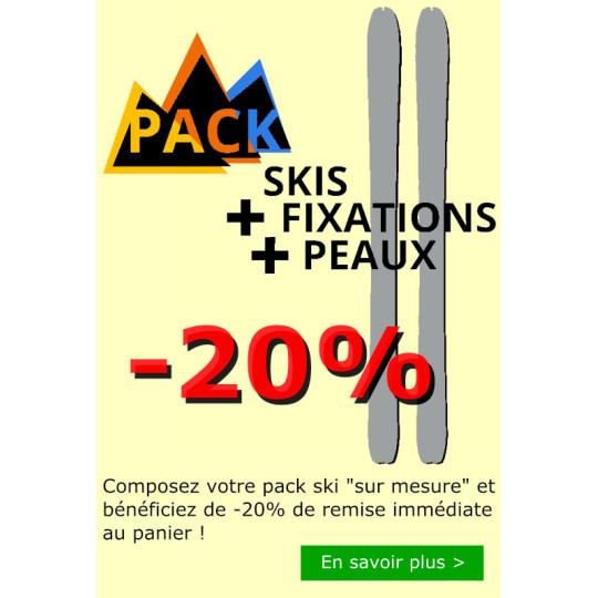 PACK SKIS DE RANDO A LA CARTE -20% supplémentaire