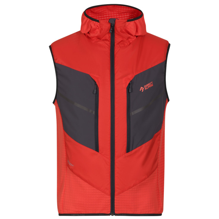 Gilet sans manches à capuche homme ALPHA VEST brick Directalpine