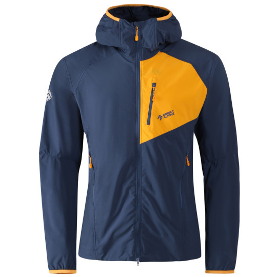 Veste Softshell homme DRU LIGHT navy-mango Directalpine