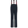 Pantalon softshell femme avec zip et guêtres COULOIR PLUS noir Directalpine