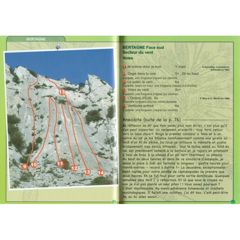 Topo SainteBaume Escalade de Pierre Giffon