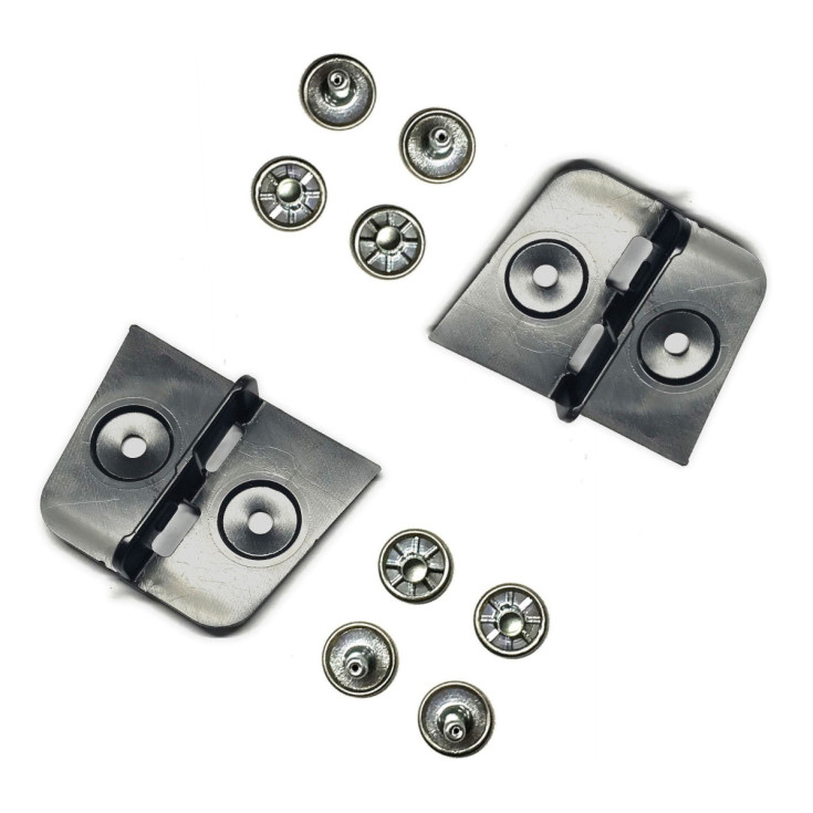 Attaches arrières ENDHOOK ATTIVO 2 noir 22062 pour peaux de skis SkiTrab (nouveaux)  la paire