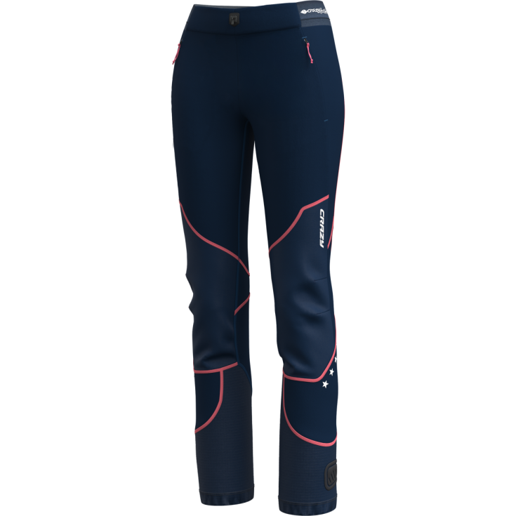 Pantalon ski de rando femme OXYGEN PANT chewing-gum CRAZY IDEA 2025