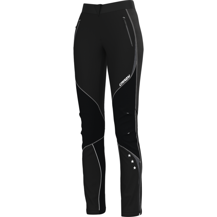 Pantalon ski de rando femme ELECTRA PANT noir CRAZY IDEA
