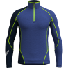 Tee-shirt ML 1/4 zip homme laine Mérinos PULL FAHRENHEIT ZIP 93-liken CRAZY IDEA