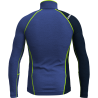 Tee-shirt ML 1/4 zip homme laine Mérinos PULL FAHRENHEIT ZIP 93-liken CRAZY IDEA