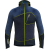 Polaire à capuche chaude homme PULL ZENITH blue CRAZY IDEA