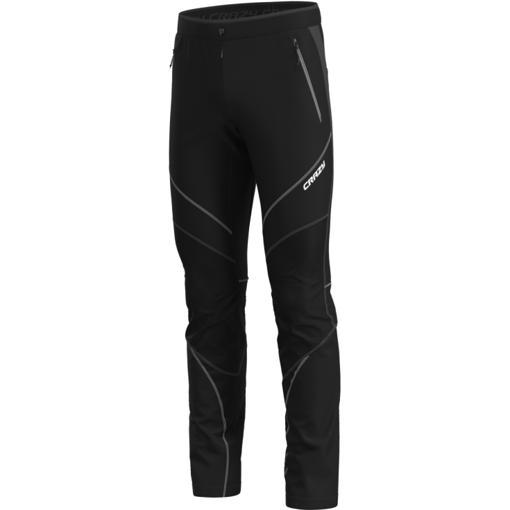 Pantalon ski de rando homme FLAME PANT noir CRAZY IDEA