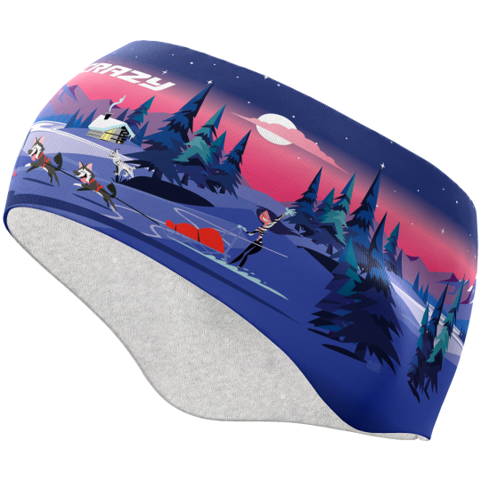 Bandeau ski de rando-trail FAST CUT BAND THERMO X186-selfie CRAZY IDEA
