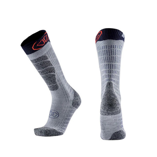 Chaussettes de ski laine mérinos SKI MERINO SOCKS white-blue Sidas 