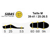Semelles pour chaussures de ski WINTER 3D PERFORMANCE rouge SIDAS 26