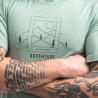Tee-shirt homme laine Mérinos AIR PT SAY YES TO ADVENTURE basil-green SENSOR