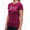 Tee-shirt femme laine Mérinos W'S SONGBIRDS lilla SENSOR