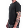 Tee-shirt homme laine Mérinos TRAVELLER noir SENSOR