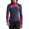 Polaire à capuche femme chaude VERTIGO Polartec Alpha FZ HM WOMAN 93595-gris-fuschia Montura