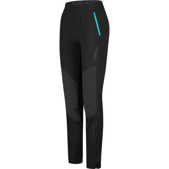 Pantalon Softshell femme VERTIGO 2 PANTS WOMAN 90730 noir-turquoise Montura