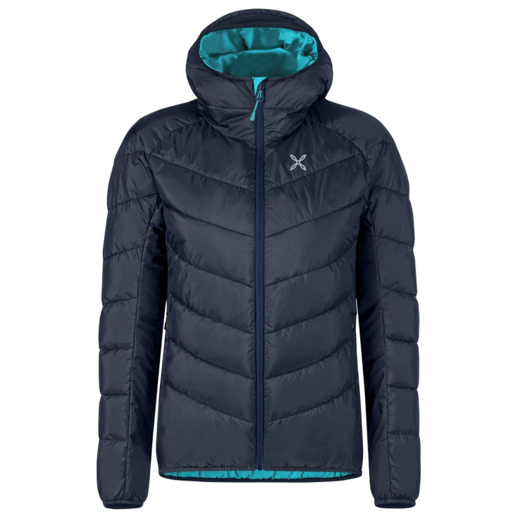 Doudoune à capuche femme synthétique DESTINY WOMAN 890730-graphite-blue Montura