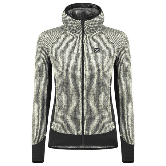Polaire à capuche femme REMIX FLEECE JACKET WOMAN 005-gris-souris Montura