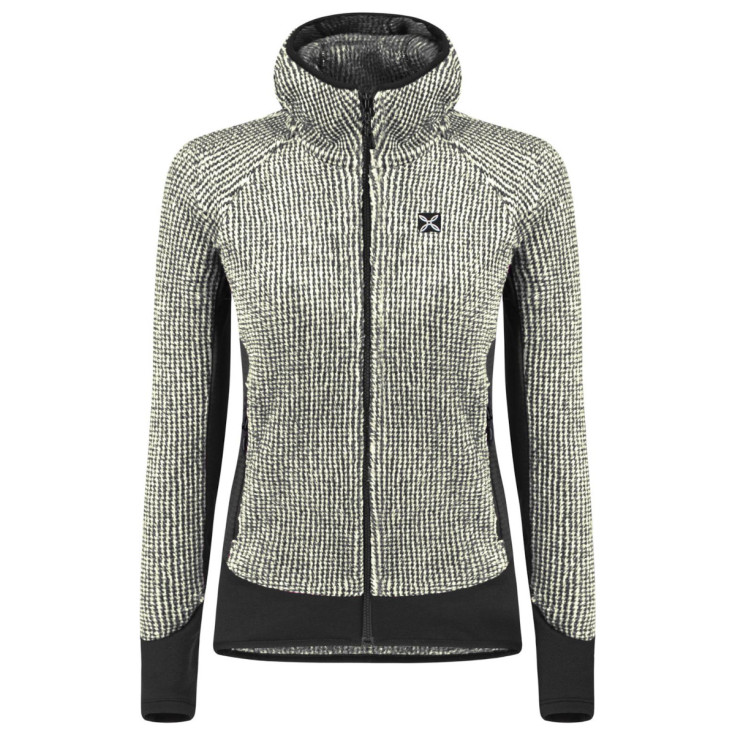 Polaire à capuche femme REMIX FLEECE JACKET WOMAN 005-gris-souris Montura