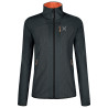 Polaire full zip femme STRETCH 2 MAGLIA WOMAN 92354-anthracite-melon Montura