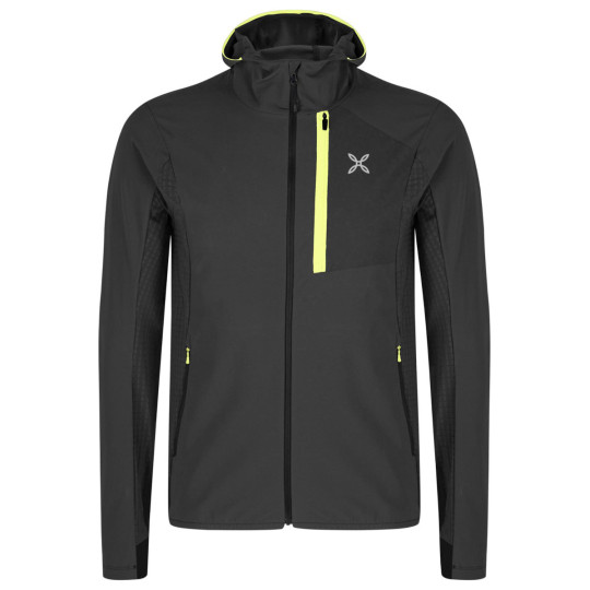 Veste Softshell homme PEAK JACKET 90202 noir-lime Montura