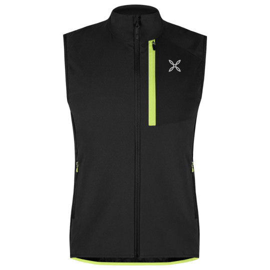 Gilet sans manches Softshell PEAK VEST 90202 noir-lime Montura
