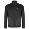 Polaire full-zip homme THERMAL GRID 2 MAGLIA 9047-noir-lime Montura