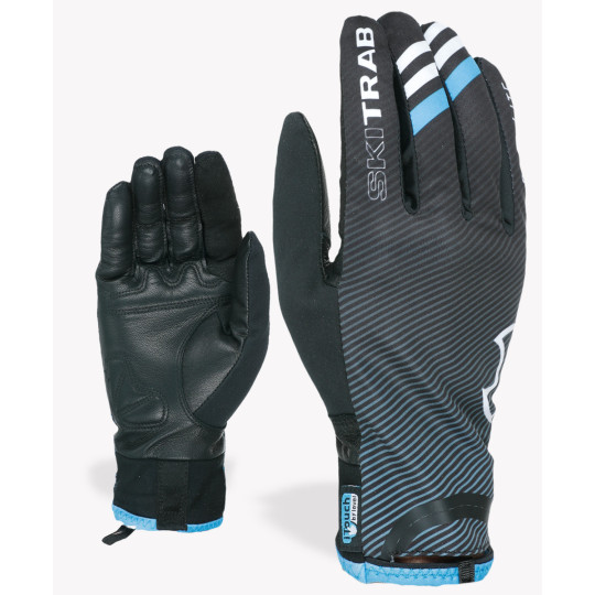 Gants de ski de rando GARA LITE noir-bleu SkiTrab 26