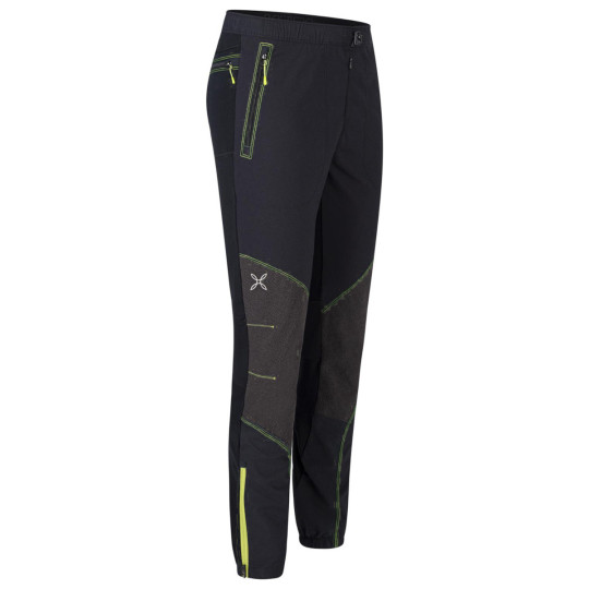 Pantalon alpi-ski de rando chaud homme VERTIGO PANTS 90202 noir-lime Montura 26