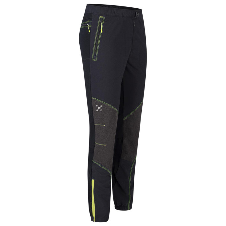 Pantalon alpi-ski de rando chaud homme VERTIGO PANTS 90202 noir-lime Montura 26