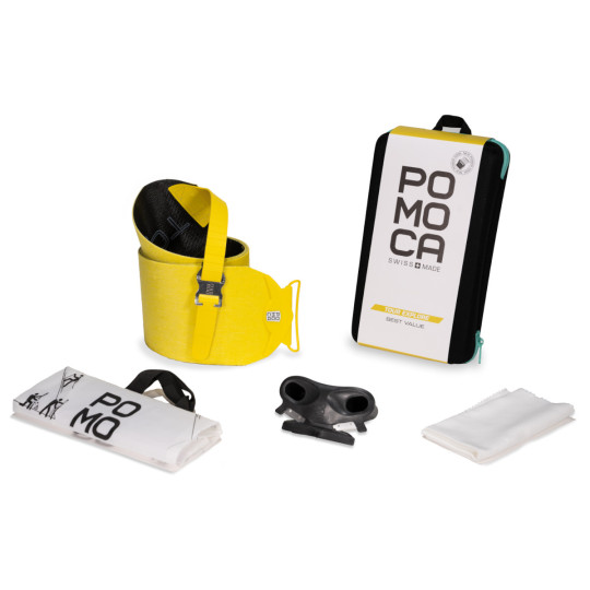 Set de peaux ski de rando Mixte TOUR EXPLORE Readytoclimb 130mm jaune POMOCA