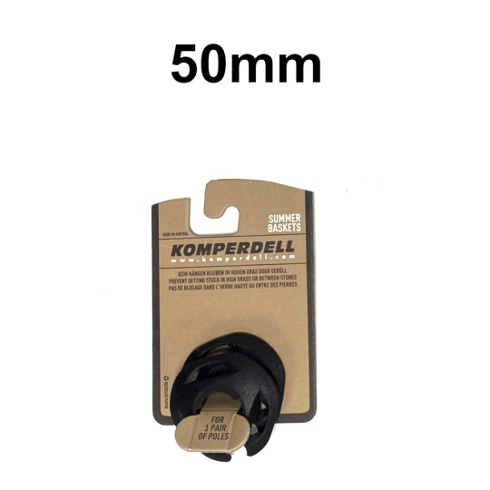 Rondelles bâtons MINI UL BASKET VARIO été 50mm Komperdell (la paire)