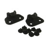 Crochets arrière avec rivets TAILHOOK SET noir CONTOUR pour peaux de phoque