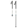Bâtons 2 brins HAUTE ROUTE 100-145cm silver Summit Poles (la paire)