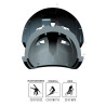 Casque ski triple-norme AERO blanc Skitrab 26