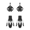 Fixation ski de rando avec freins-skis CREST 10 AP black ATK Bindings 