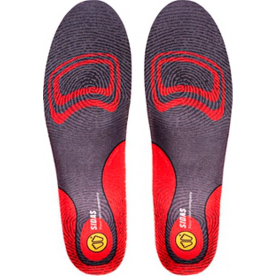 Semelles amortissante chaussures GEL 3D rouge SIDAS 
