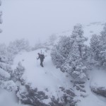 Une météo hivernale au sommet du Margériaz